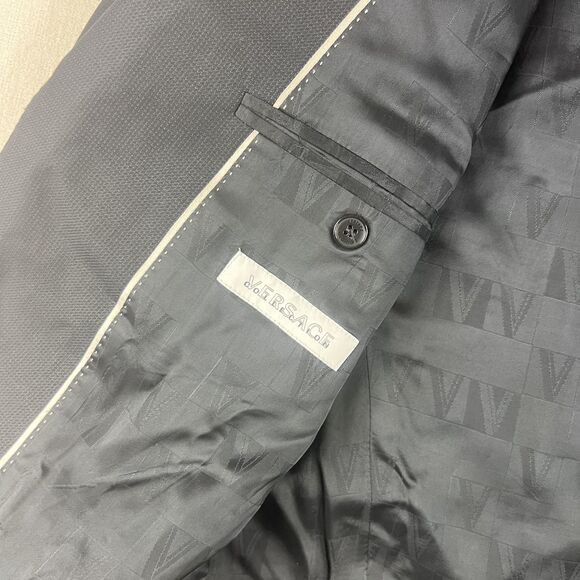 Versace Blazer Mens 44 Wool Blend Saks Fifth Avenue Classic Suit Jacket Lined - Picture 3 of 8